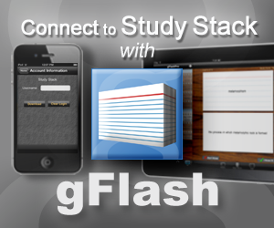 Connect StudyStack with gFlash